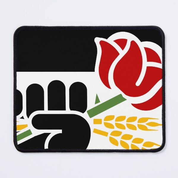 Item preview, Bread and Roses Fists designed and sold by DrMcFlowerFace.