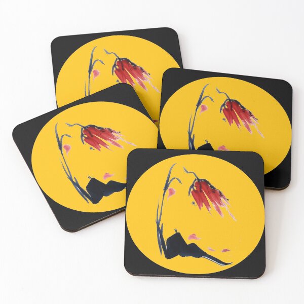 Item preview, FLOWERS Wild  single red flower designed and sold by manuelunsui.