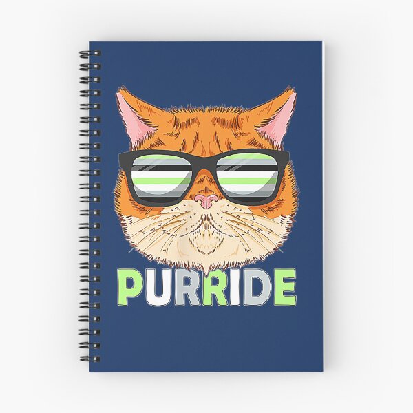 Item preview, Agender Purride Cat Kitten Sunglasses Pocket Gay Pride  designed and sold by SaltyFNG.
