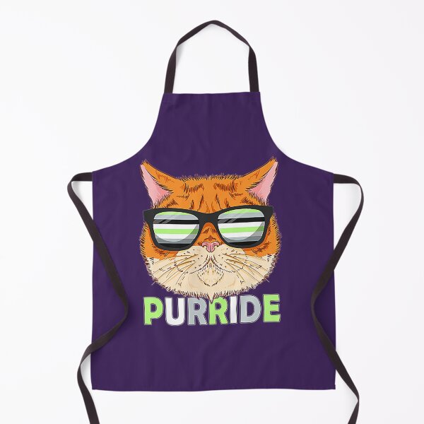 Item preview, Agender Purride Cat Kitten Sunglasses Pocket Gay Pride  designed and sold by SaltyFNG.