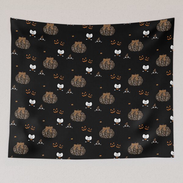 Item preview, Leopard Pumpkin Halloween Sticker  Pack | Jack O Lantern Black Cat Bat Vampire designed and sold by JooArtPrints  ★★★★★.
