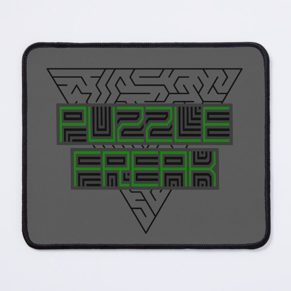 Item preview, Puzzle Freak Reverse Techno Triangle designed and sold by Retrodelic64.
