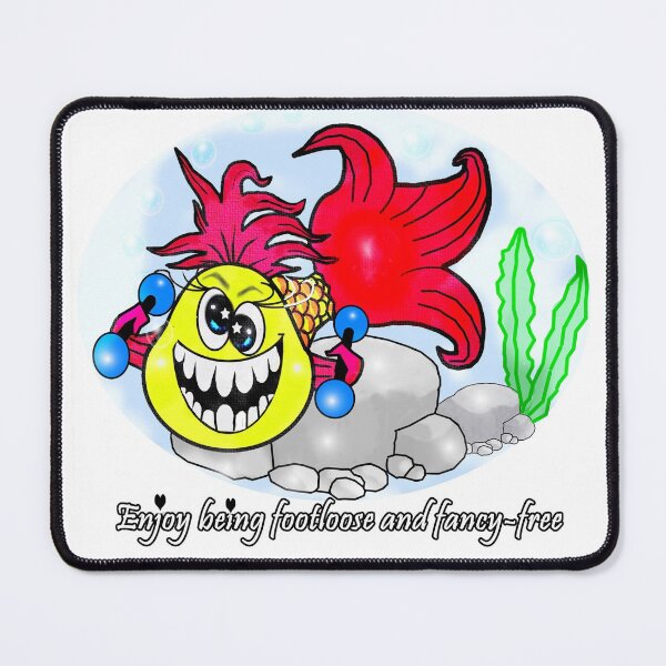 Item preview, Enjoy being footloose and fancy-Free -Fish designed and sold by Shirley cute art .