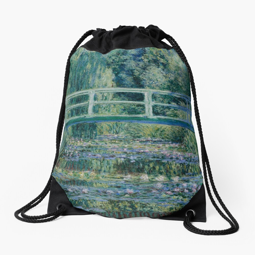 Claude Monet Drawstring Bag