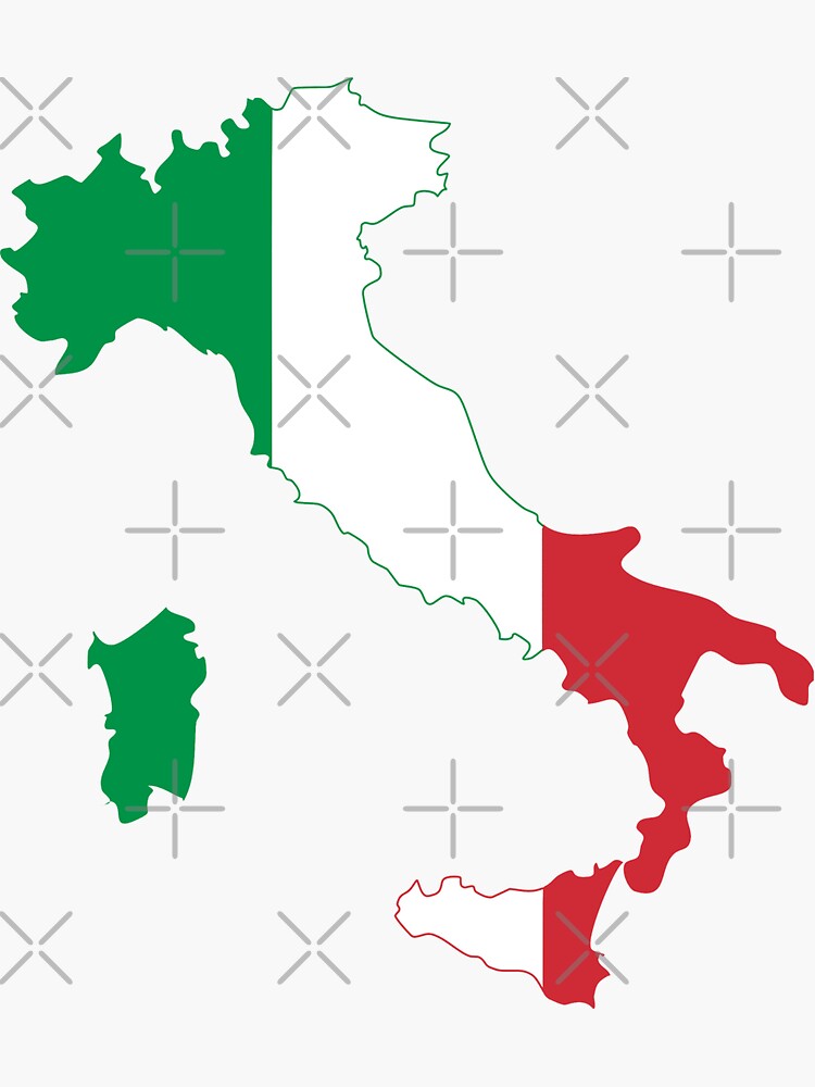 Italy Flag Map by limitlezz