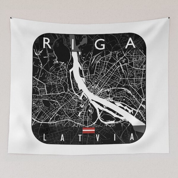Item preview, RIGA MAP LATVIA designed and sold by hatimelhag.
