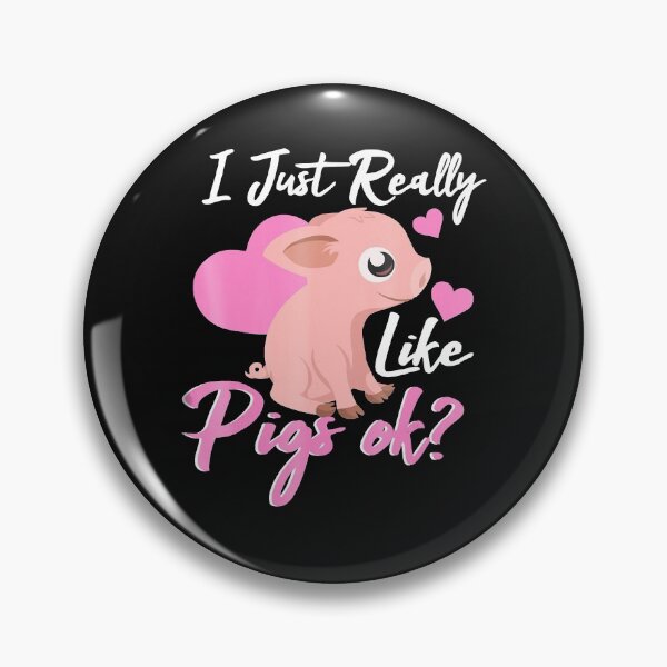 Item preview, Cute Pig Lovers T Shirt - I Just Really Like Pigs Ok Gifts designed and sold by SeleneFrances.