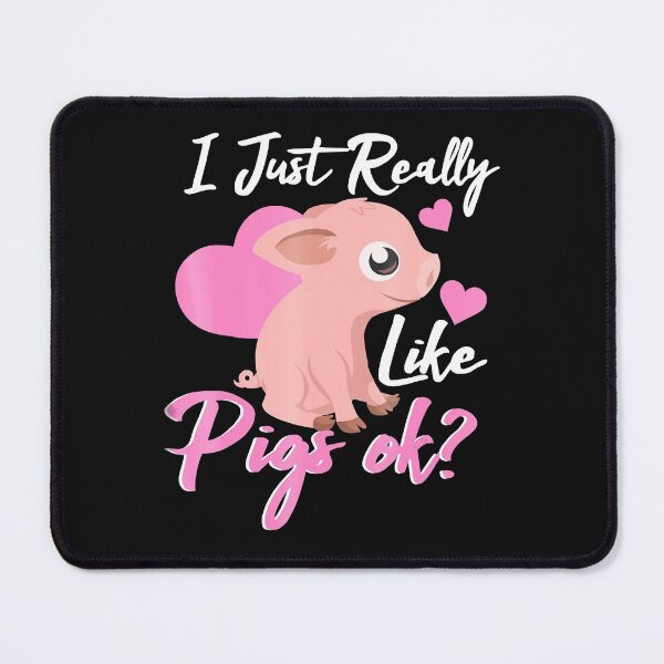 Item preview, Cute Pig Lovers T Shirt - I Just Really Like Pigs Ok Gifts designed and sold by SeleneFrances.