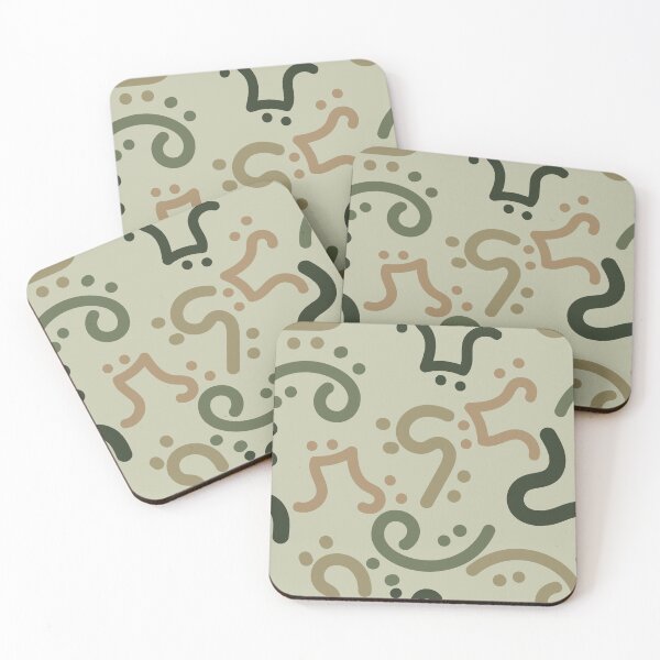 Item preview, Modern Brown Green Minimalist Abstract designed and sold by vdyzhr.