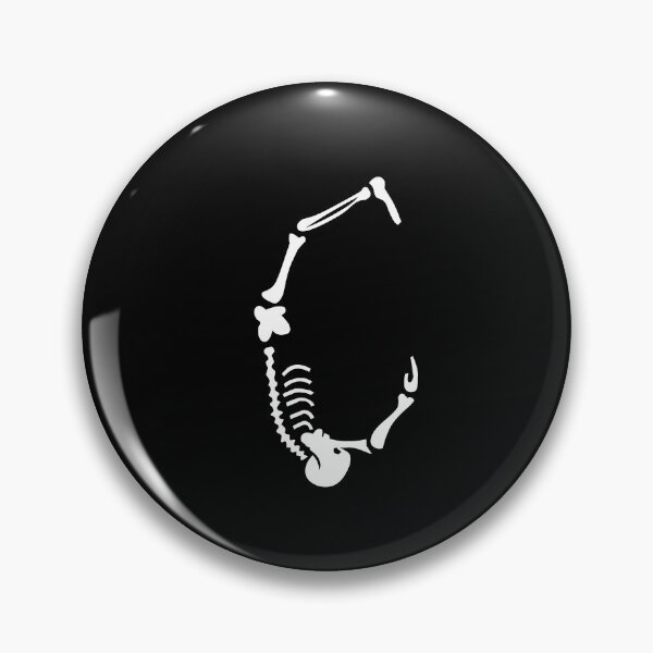 Item preview, Skulls doing yoga initial monogram C designed and sold by Rajeev  Singh.