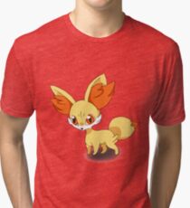 Fennekin Pokemon Tri-blend T-Shirt