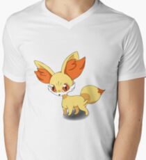 Fennekin Pokemon Men's V-Neck T-Shirt
