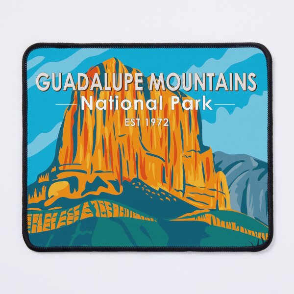 Item preview, Guadalupe Mountains National Park Texas Vintage designed and sold by KrisSidDesigns.