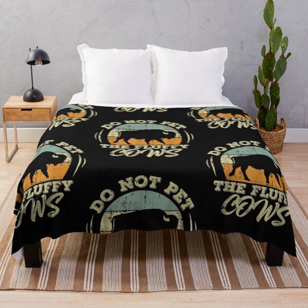 Item preview, Do Not Pet The Fluffy Cows Funny Bison designed and sold by Nguyenhaithanh.