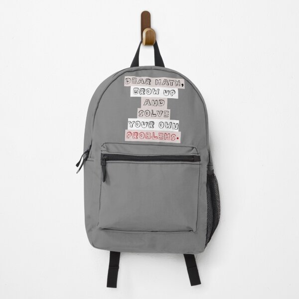 Item preview, dear math grow up and solve your own problems designed and sold by Blazing-Art.