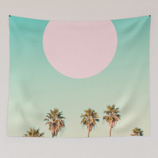 Item preview, 11_Palm trees pink sun designed and sold by ESCAPZ.