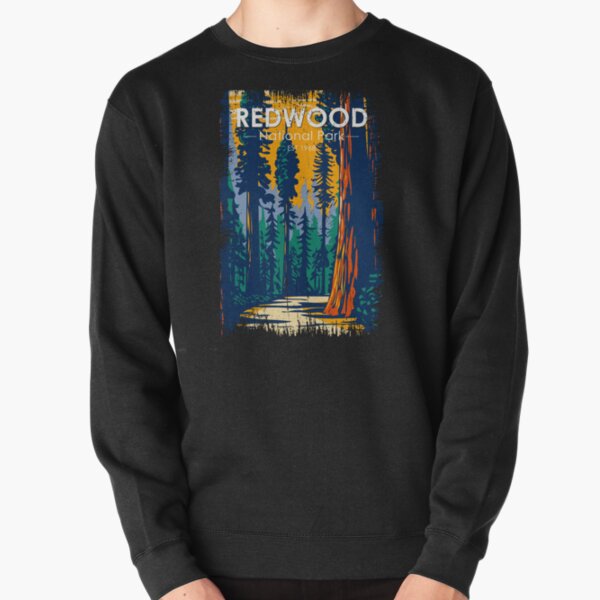 Aperçu de l'œuvre Parc national de Redwood, Californie, millésime créée et vendue par KrisSidDesigns.