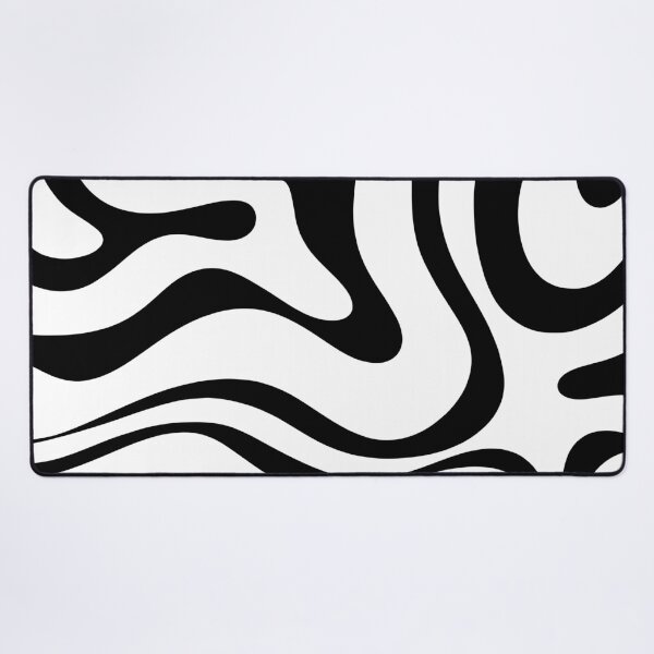 Item preview, Zebra Swirl Abstract Pattern Square in Black and White designed and sold by kierkegaard.