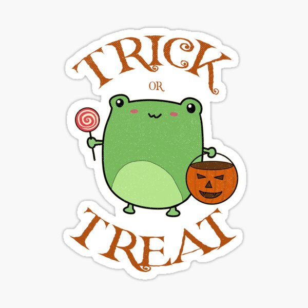 kawaii & happy green frog froggy' Sticker