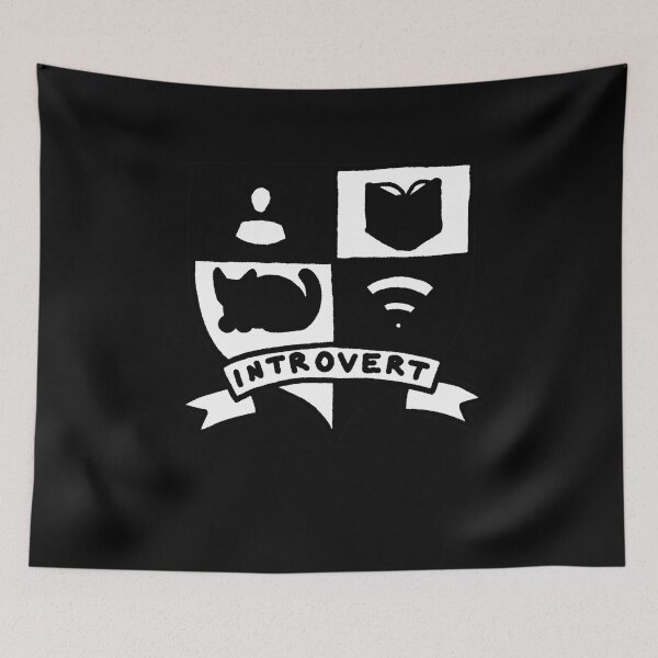 Item preview, Introvert Shield designed and sold by clickmostro.