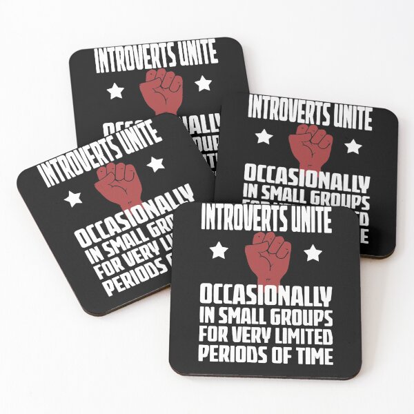 Item preview, Introverts Unite - Occasionally In Small Groups For Very Limisted Periods Of Time designed and sold by clickmostro.