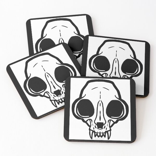 Item preview, Cat Skull Cutout designed and sold by JanGrackle.