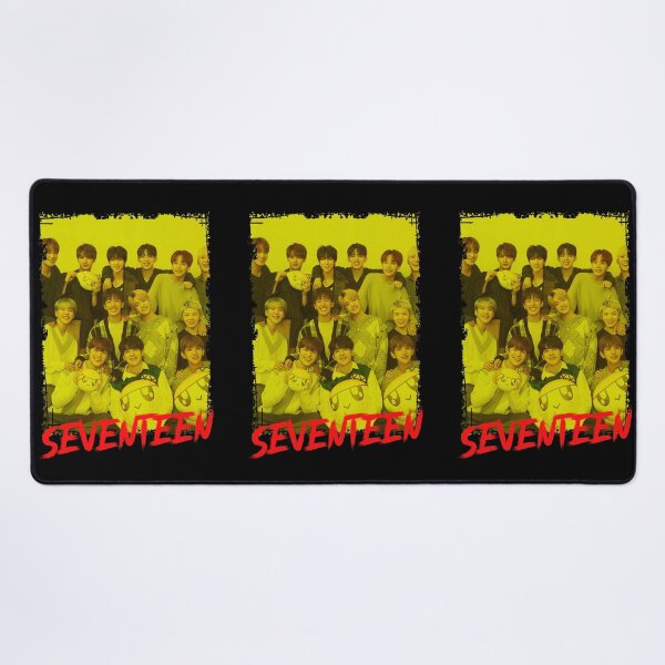 Item preview, Seventeen Kpop Group Members Yellow Korean Kpop RGB Color Design designed and sold by Piosenka Art.