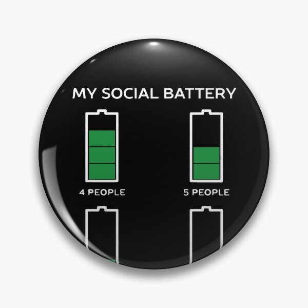 MT Social Battery Pin – Market Thrill