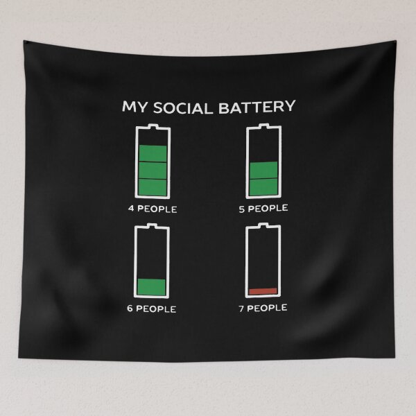 Item preview, My Social Battery designed and sold by clickmostro.