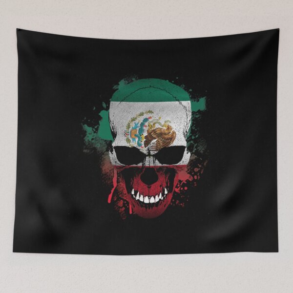 Item preview, Camiseta Bandera Mexicana Calavera Bandera Mexicana designed and sold by AlinBusit.