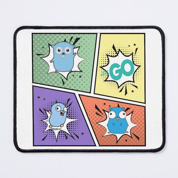 Item preview, golang gopher comic designed and sold by leesander.