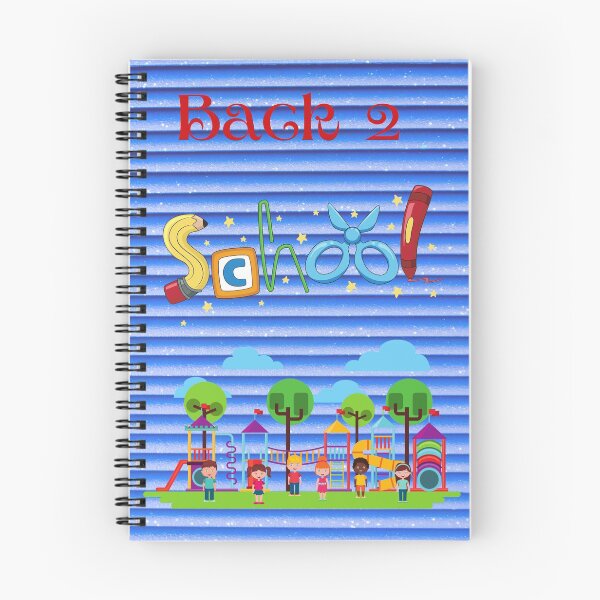 Item preview, Blue Back to School Notebook designed and sold by Palm-Pineapple.