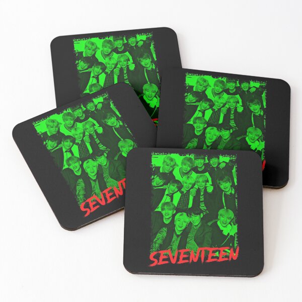 Item preview, Seventeen Kpop Group Members Green Korean Kpop RGB Color Design designed and sold by Piosenka Art.