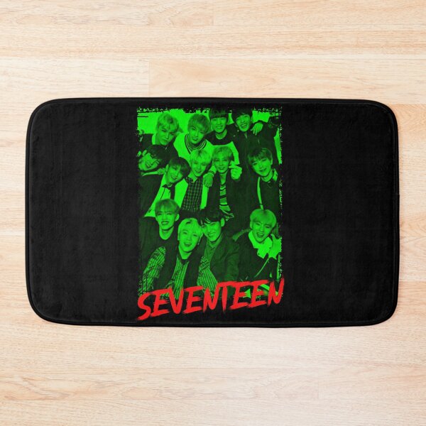 Item preview, Seventeen Kpop Group Members Green Korean Kpop RGB Color Design designed and sold by Piosenka Art.