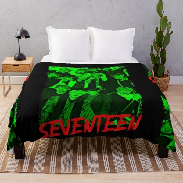 Item preview, Seventeen Kpop Group Members Green Korean Kpop RGB Color Design designed and sold by Piosenka Art.