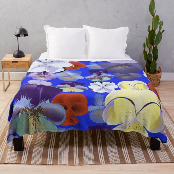 Item preview, violet tricolor, colored carpet, on a blue background designed and sold by Maria Mihailova.