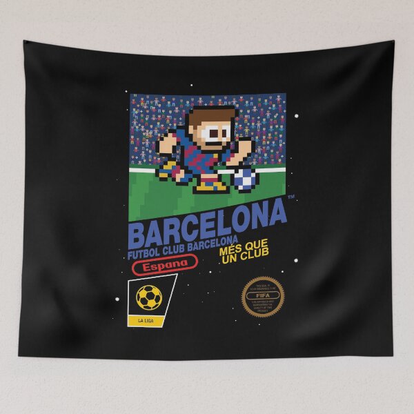 Item preview, FC Barcelona  (8-bit Football / Soccer Videogame Cart) designed and sold by The Armorsmith.