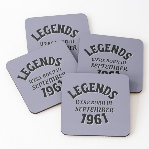Item preview, Legends Were Born in September1961 A Great Birthday Gift What to Buy When You Don't Know What to Give designed and sold by NelleD.