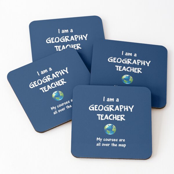 Item preview, I am a Geography Teacher - My courses are all over the map - (+ View this design on 75+ products) designed and sold by Julien Hebbrecht.