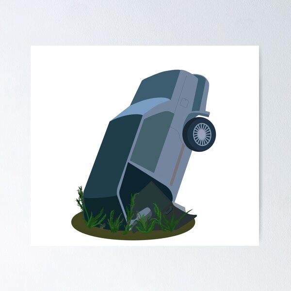 Item preview, Seventeen's Left and Right Crashed Car (no smoke) designed and sold by jacquiechoo.