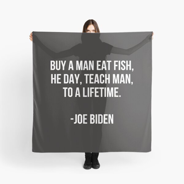 Artikelvorschau, JOE BIDEN | Kaufen Sie einen Mann, essen Sie Fisch am Tag, lehren Sie den Menschen ein Leben lang | Joe Biden lustiges T-Shirt entworfen und verkauft von dipimoda.