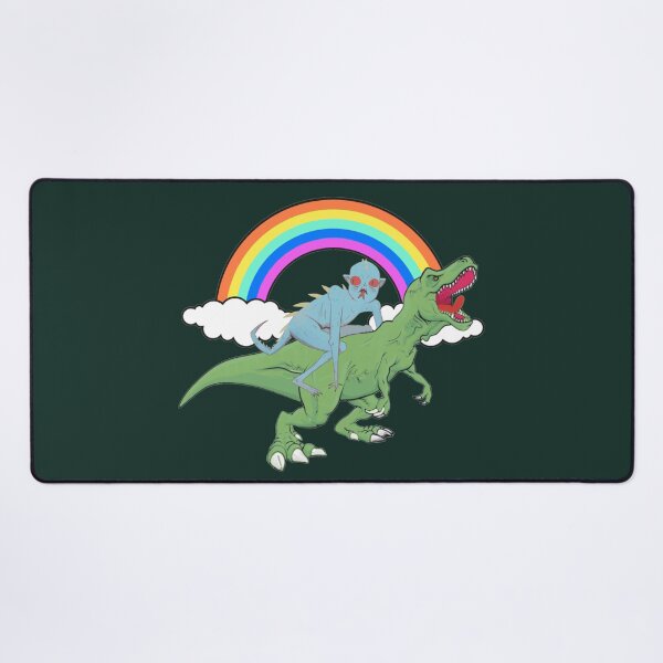 Item preview, Chupacabra rides a dinosaur designed and sold by SidTastic .