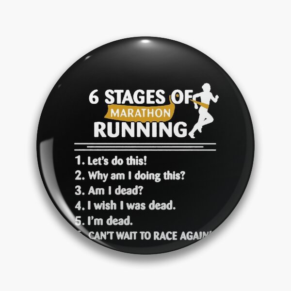 Item preview, 6 Stages Of Marathon designed and sold by clickmostro.