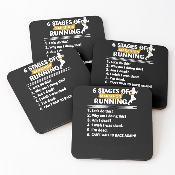 Item preview, 6 Stages Of Marathon designed and sold by clickmostro.