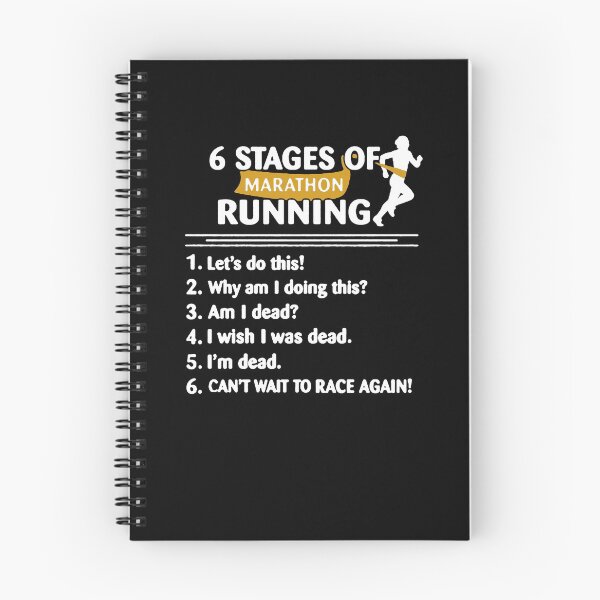 Item preview, 6 Stages Of Marathon designed and sold by clickmostro.