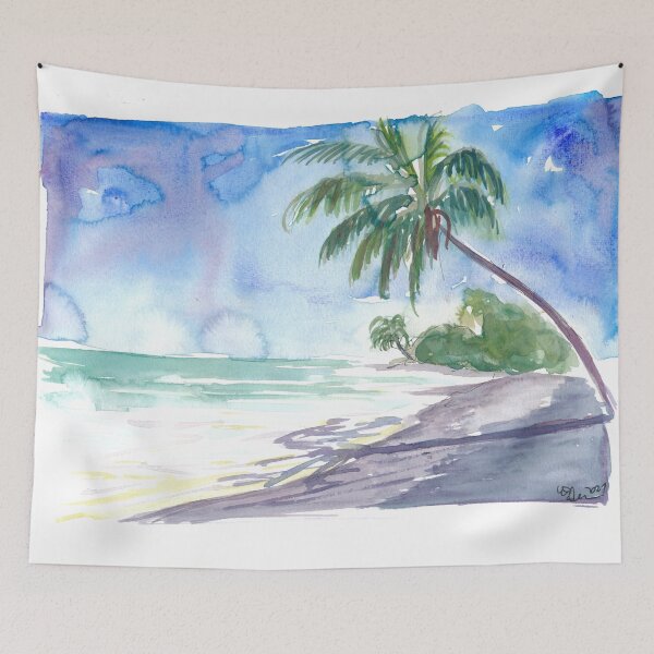 Item preview, French Polynesian Dreams At The Beach in Tahiti designed and sold by artshop77.