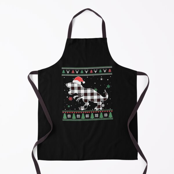 Item preview, Funny Christmas Dinosaur Buffalo Plaid White designed and sold by Nguyenhaithanh.