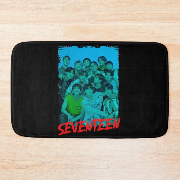 Item preview, Seventeen Kpop Group Members Blue Korean Kpop RGB Color Design designed and sold by Piosenka Art.