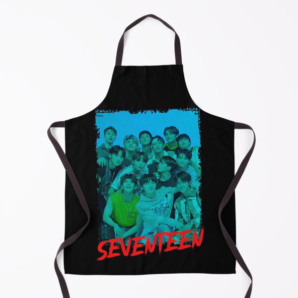 Item preview, Seventeen Kpop Group Members Blue Korean Kpop RGB Color Design designed and sold by Piosenka Art.