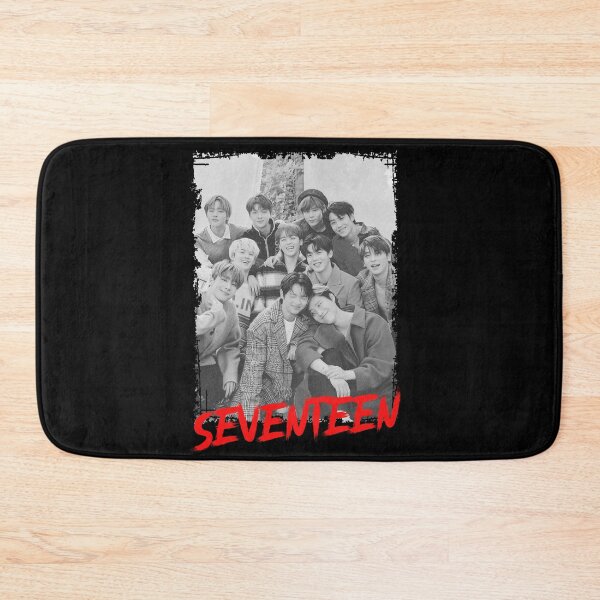 Item preview, Seventeen Kpop Group Members black and white Kpop RGB Color Design designed and sold by Piosenka Art.